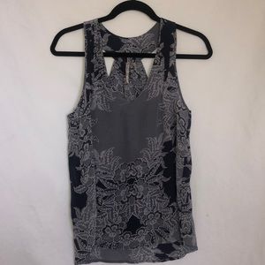 Blue & grayish tank top